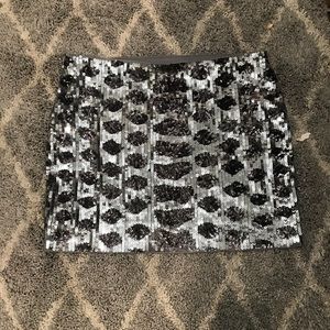 Sequin Mini Skirt